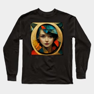 Cubic Owl Woman, No. 4 - Beautiful Woman Long Sleeve T-Shirt